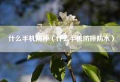 什么手机防摔（什么手机防摔防水）